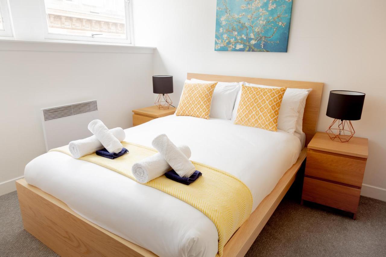 Modern Merchant City Apartment By George Square 글라스고 외부 사진