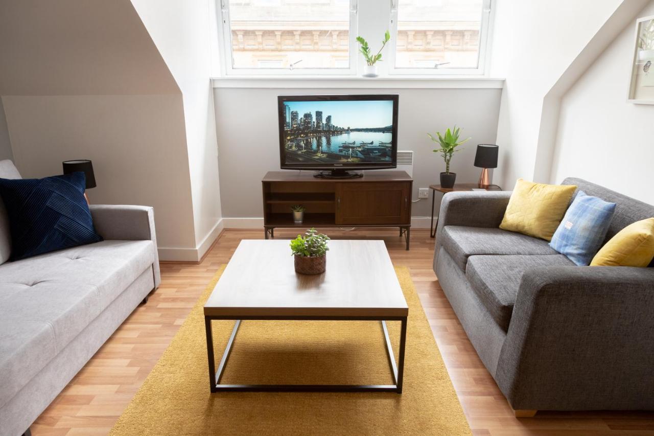 Modern Merchant City Apartment By George Square 글라스고 외부 사진